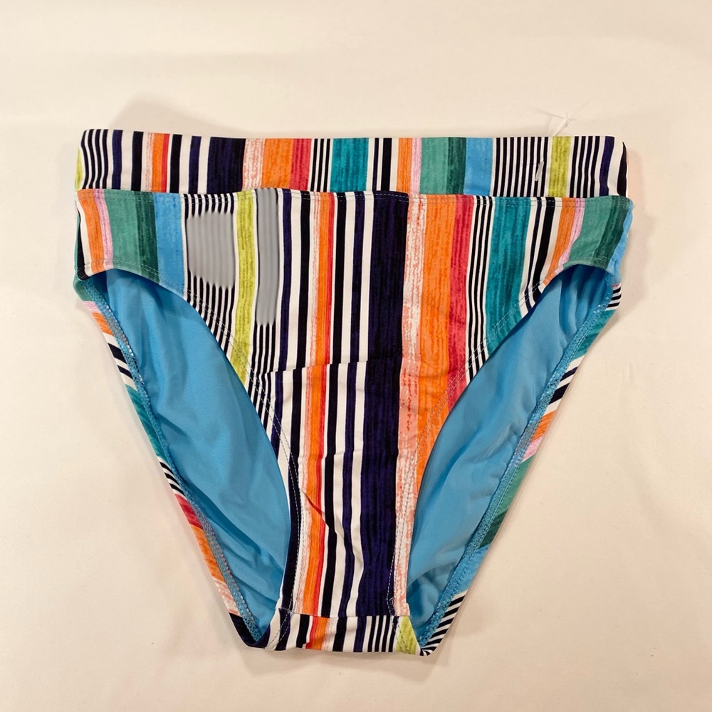 Next By Athena Women's
Saltwater Stripe Platform High
Waist Swim Bottom